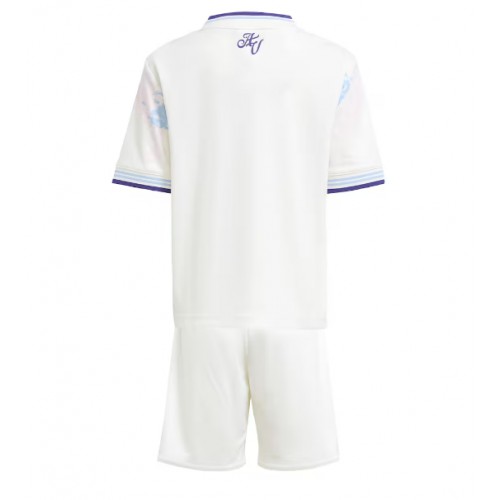 Aston Villa Terza Maglia Bambino 2025-26 Manica Corta (+ Pantaloni corti)